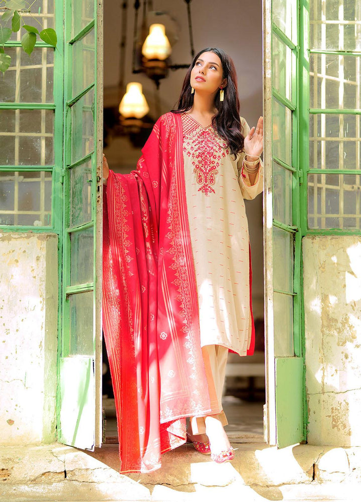 Senorita Cotton Pret 3 Piece Suit for Women -  LBD-02041-FWN/MCL