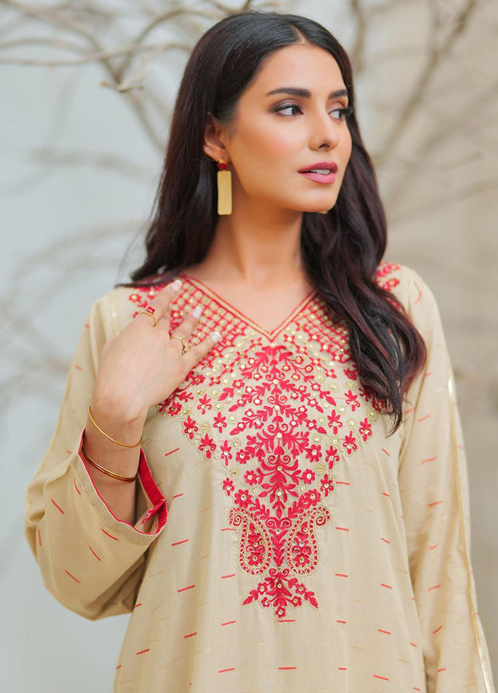 Senorita Cotton Pret 3 Piece Suit for Women -  LBD-02041-FWN/MCL