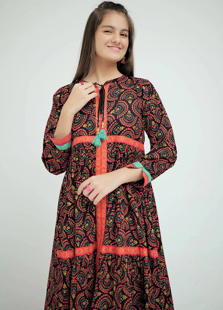 Senorita Pret Casual Cotton 3 Piece Suit for Girls GBD-02648