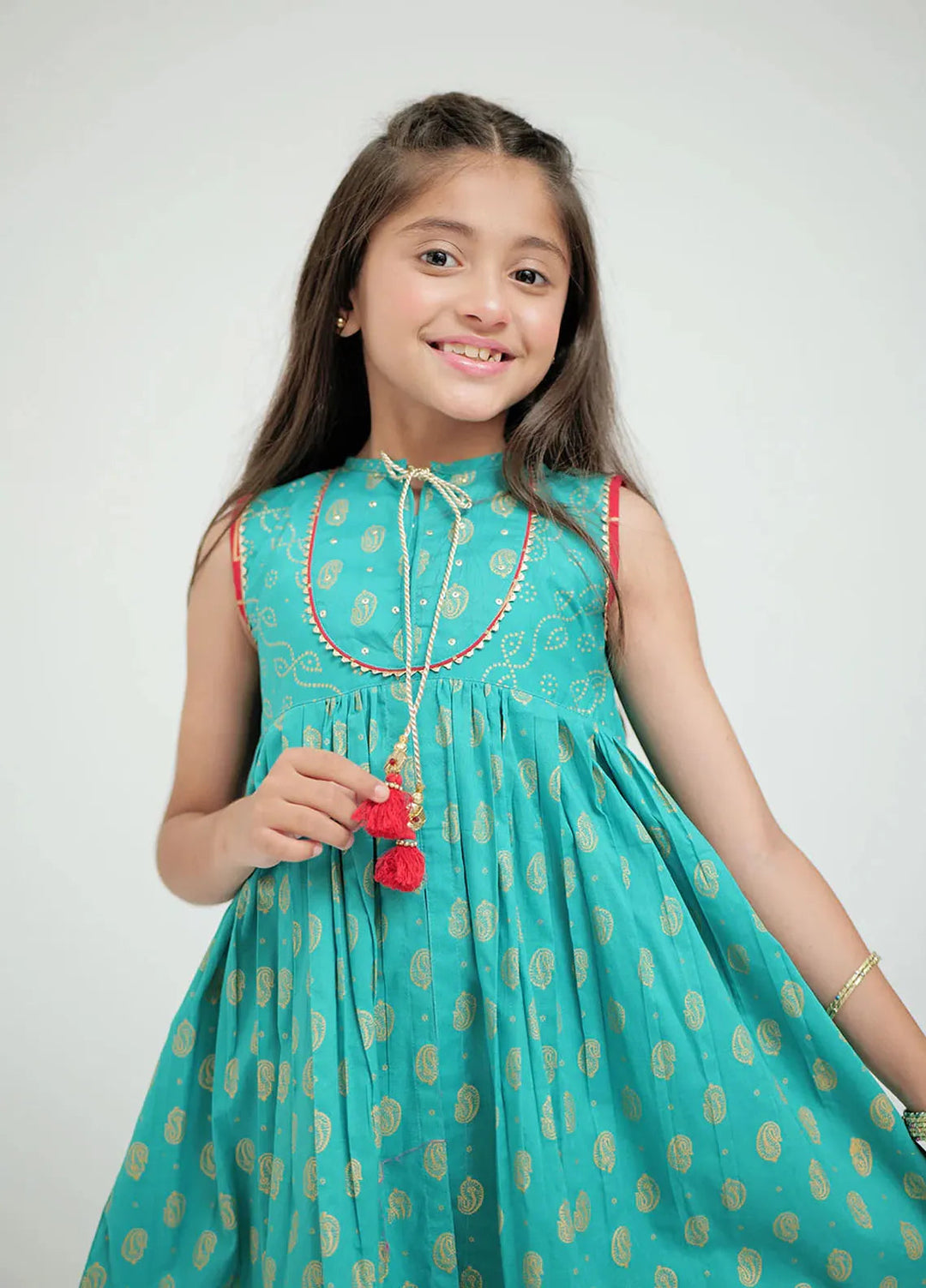 Senorita Pret Casual Cotton 3 Piece Suit for Kids KAD-02634