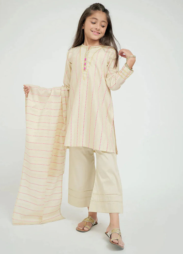 Senorita Pret Casual Cotton 3 Piece Suit for Kids KBD-02644