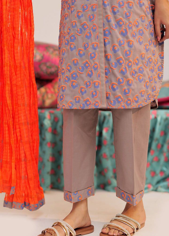 Senorita Pret Casual Cotton 3 Piece Suit GAD-02545-GRY/MCL