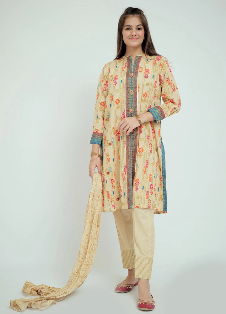 Senorita Pret Casual Cotton 3 Piece Suit GBD-02669