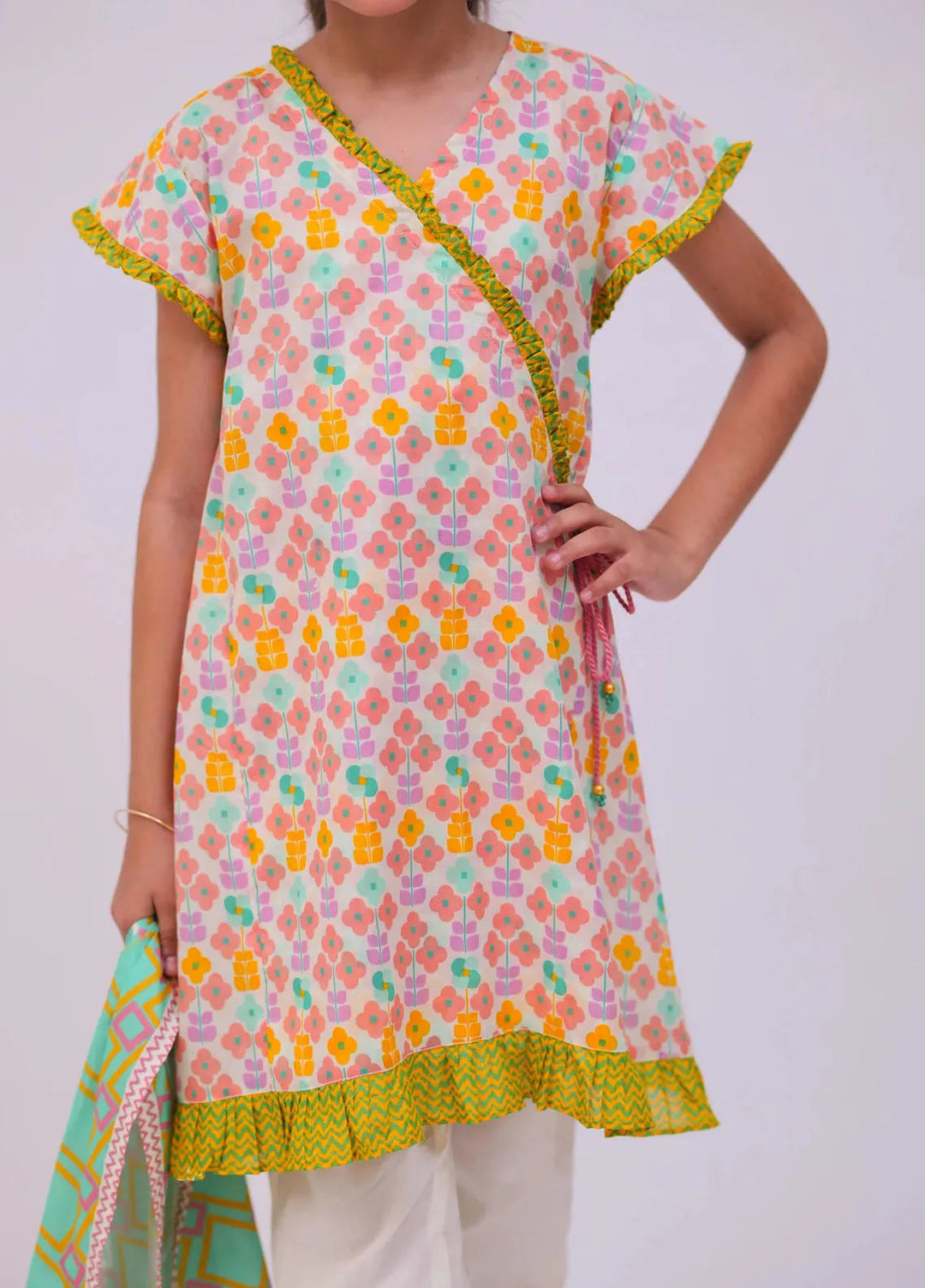 Senorita Pret Casual Cotton 3 Piece Suit KAD-02783