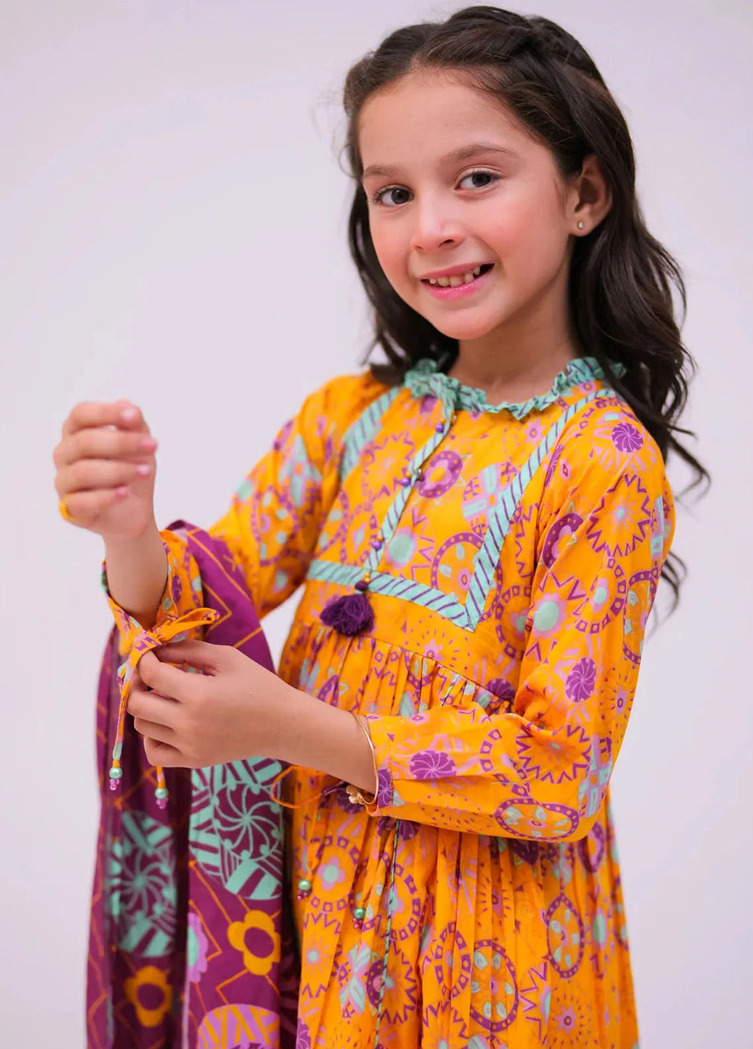 Senorita Pret Casual Cotton 3 Piece Suit KAD-02786