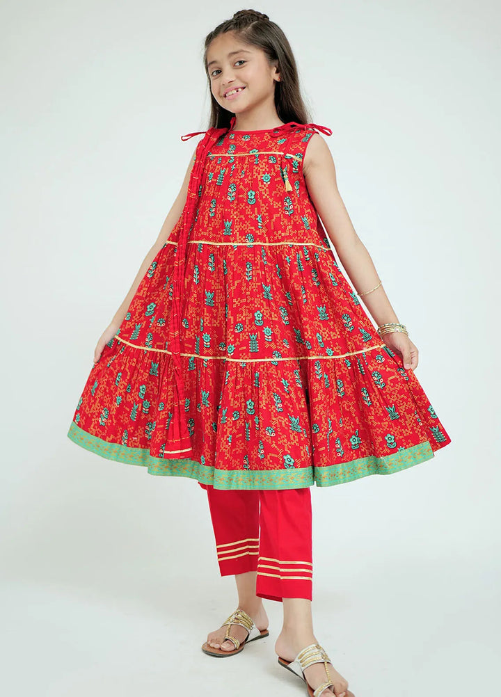 Senorita Pret Casual Cotton 3 Piece Suit KBD-02706