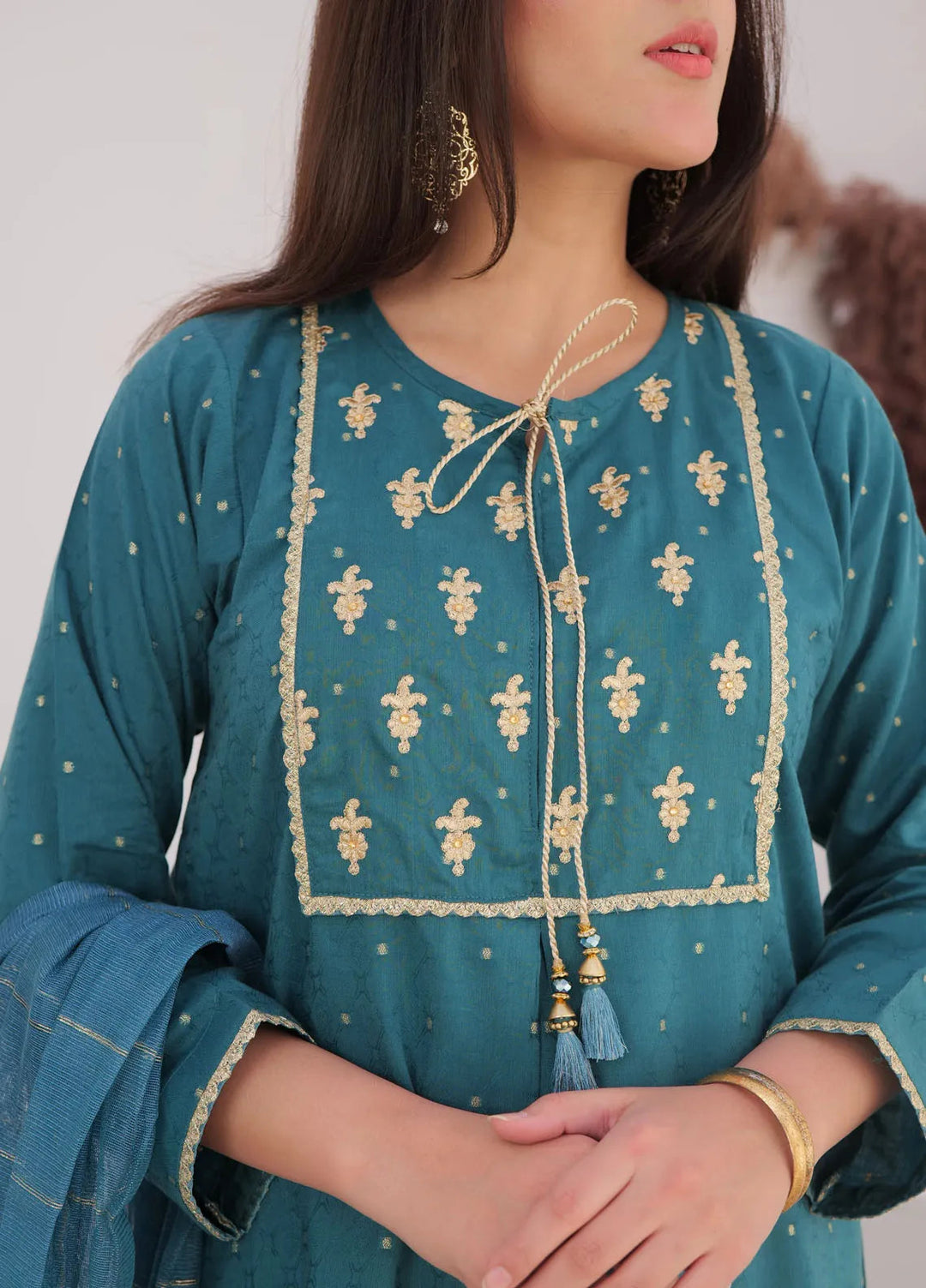 Senorita Pret Casual Cotton 3 Piece Suit LBD-02709