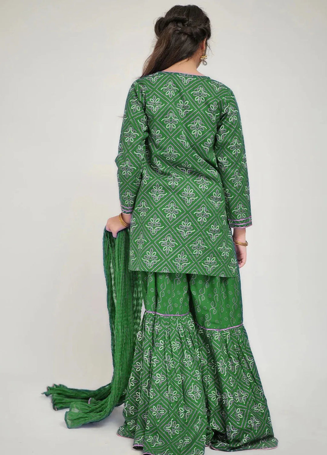 Senorita Pret Casual Cotton Cambric 3 Piece Suit GAD-02655