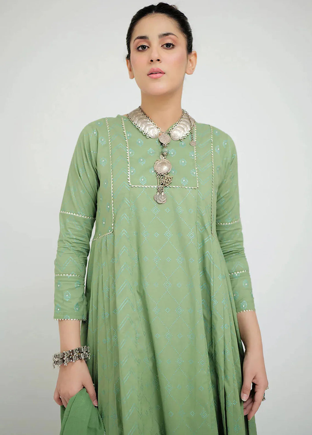 Senorita Pret Casual Cotton Cambric 3 Piece Suit LAD-02659