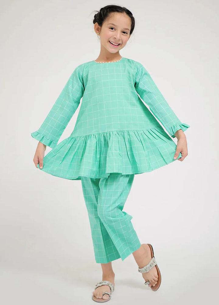 Senorita Pret Casual Cotton Dobby 2 Piece Suit For Kids KAC-02641
