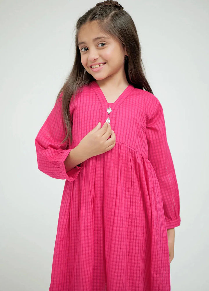 Senorita Pret Casual Cotton Dobby 2 Piece Suit For Kids KAC-02642