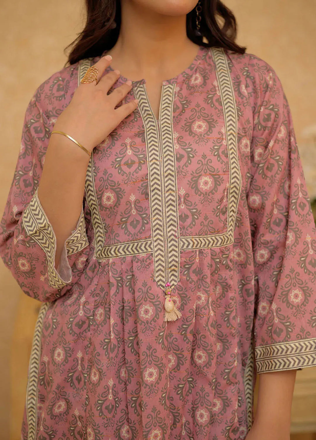 Senorita Pret Casual Cotton Dobby 2 Piece Suit LAC-02834