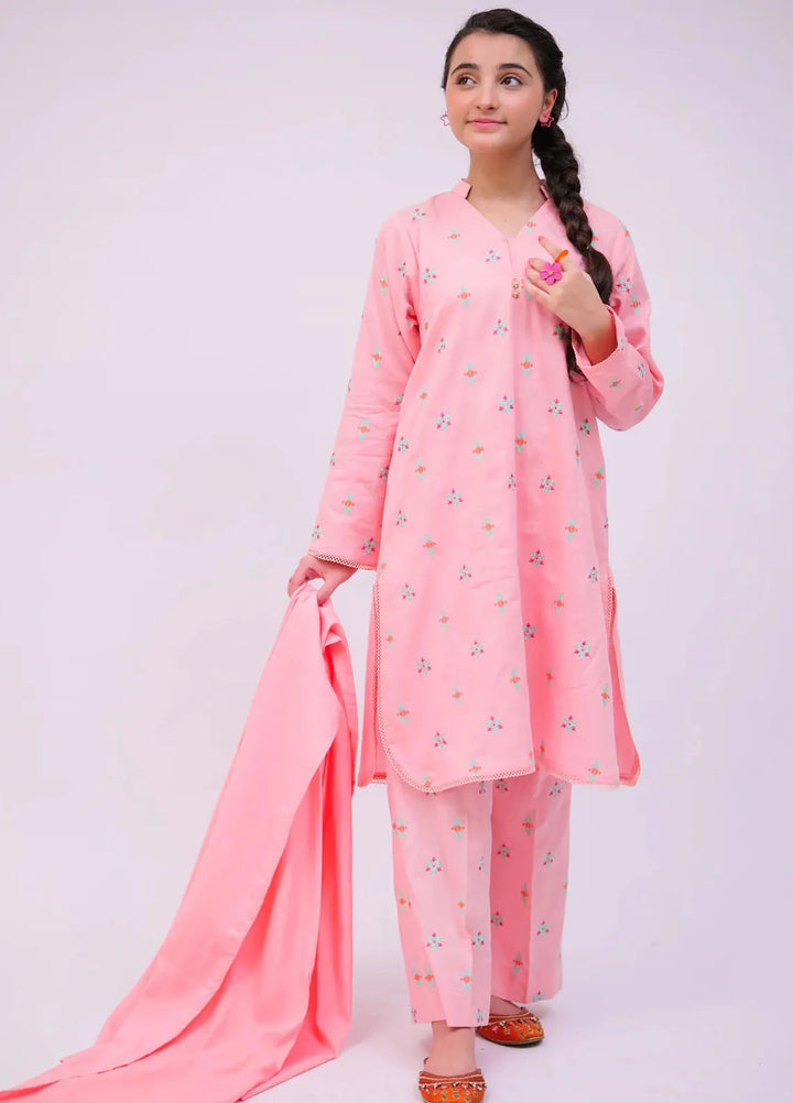 Senorita Pret Casual Cotton Dobby 3 Piece Suit GAD-02737