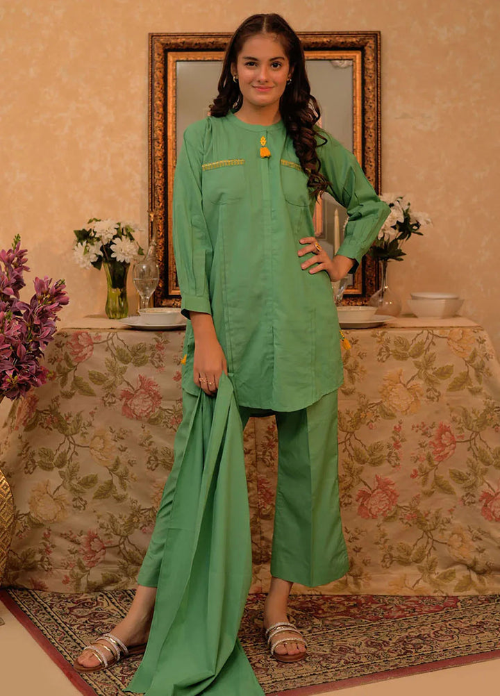 Senorita Pret Casual Cotton Dobby 3 Piece Suit GAD-02796