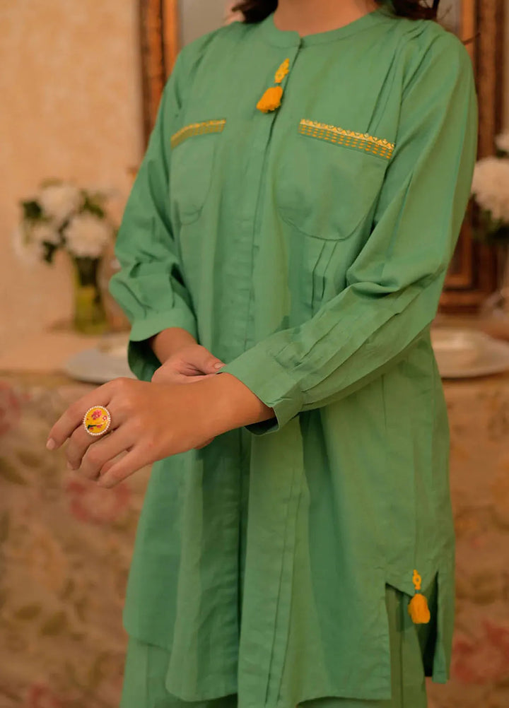 Senorita Pret Casual Cotton Dobby 3 Piece Suit GAD-02796