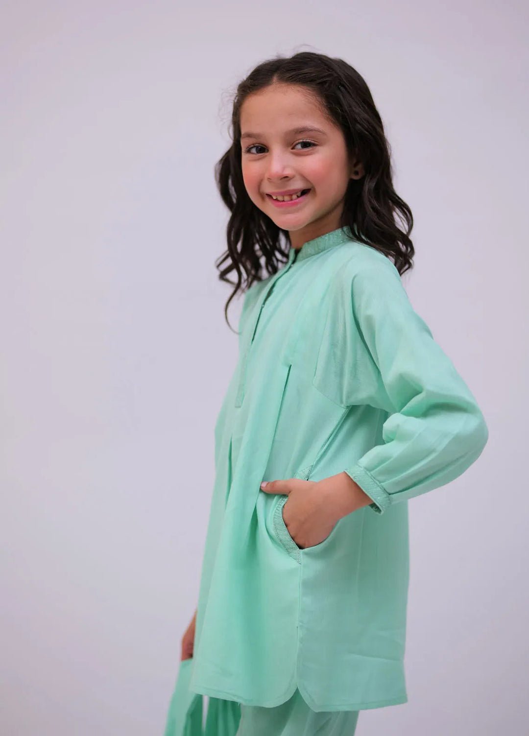 Senorita Pret Casual Cotton Dobby 3 Piece Suit KAD-02733