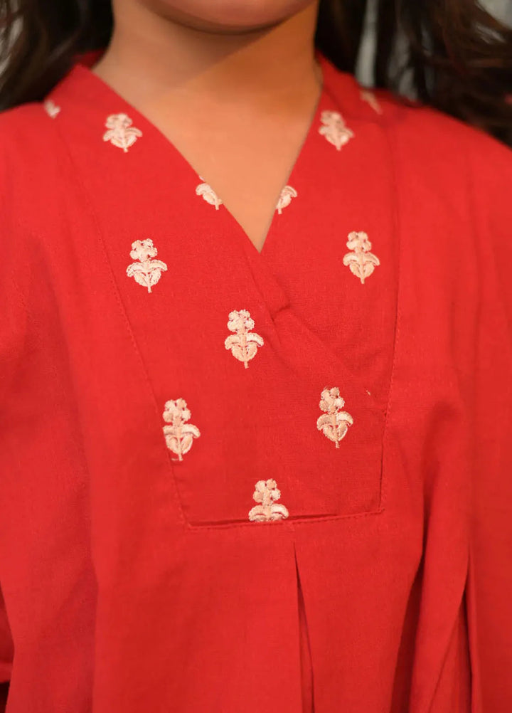 Senorita Pret Casual Cotton Dobby 3 Piece Suit KAD-02794