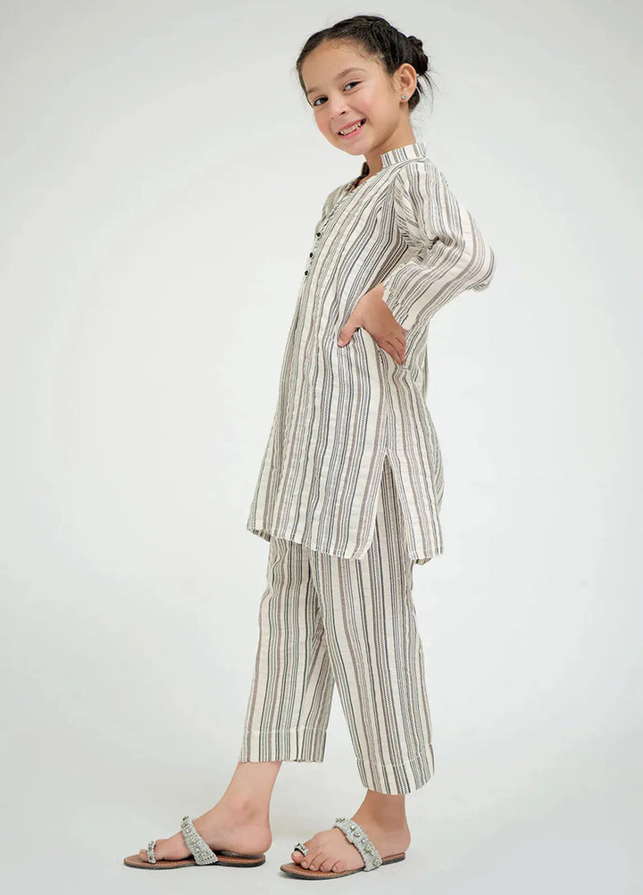 Senorita Pret Casual Cotton Jacquard 2 Piece Suit For Kids KBC-02670