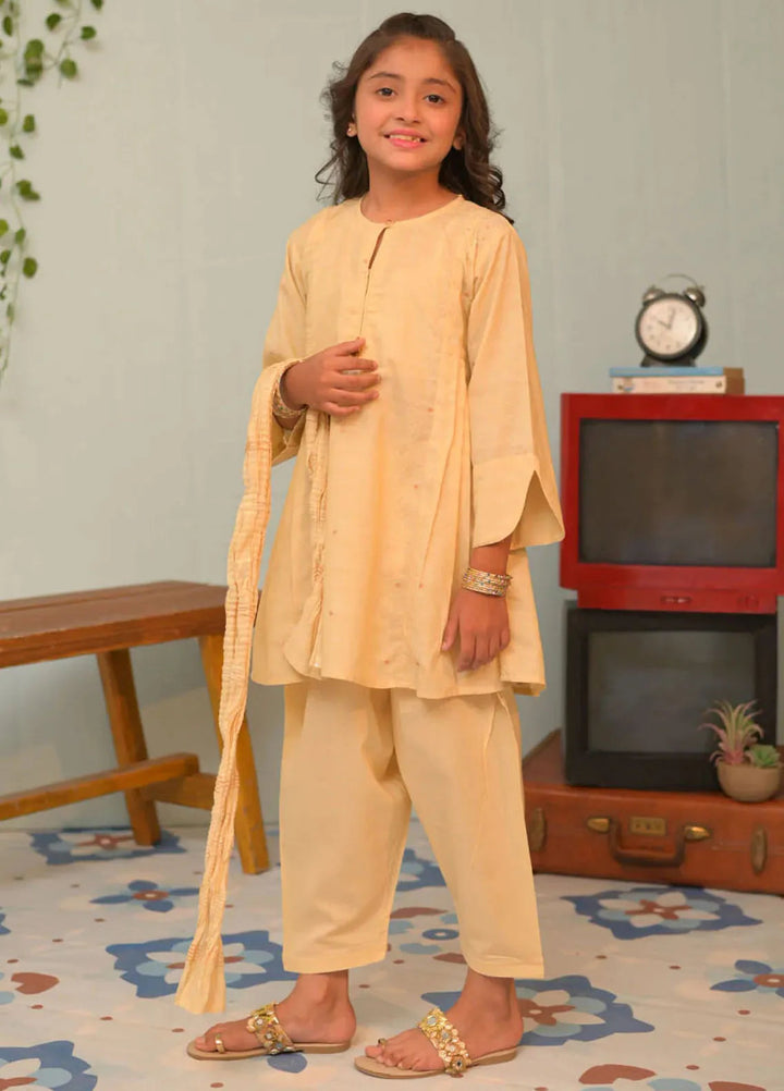 Senorita Pret Casual Cotton Jacquard 3 Piece Suit KBD-02844