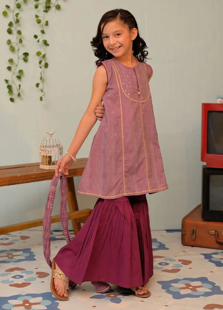 Senorita Pret Casual Cotton Jacquard 3 Piece Suit KBD-02845