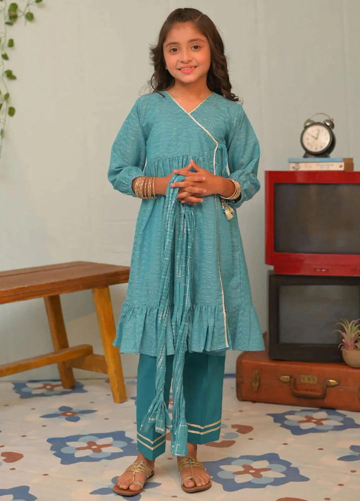 Senorita Pret Casual Cotton Jacquard 3 Piece Suit KBD-02847