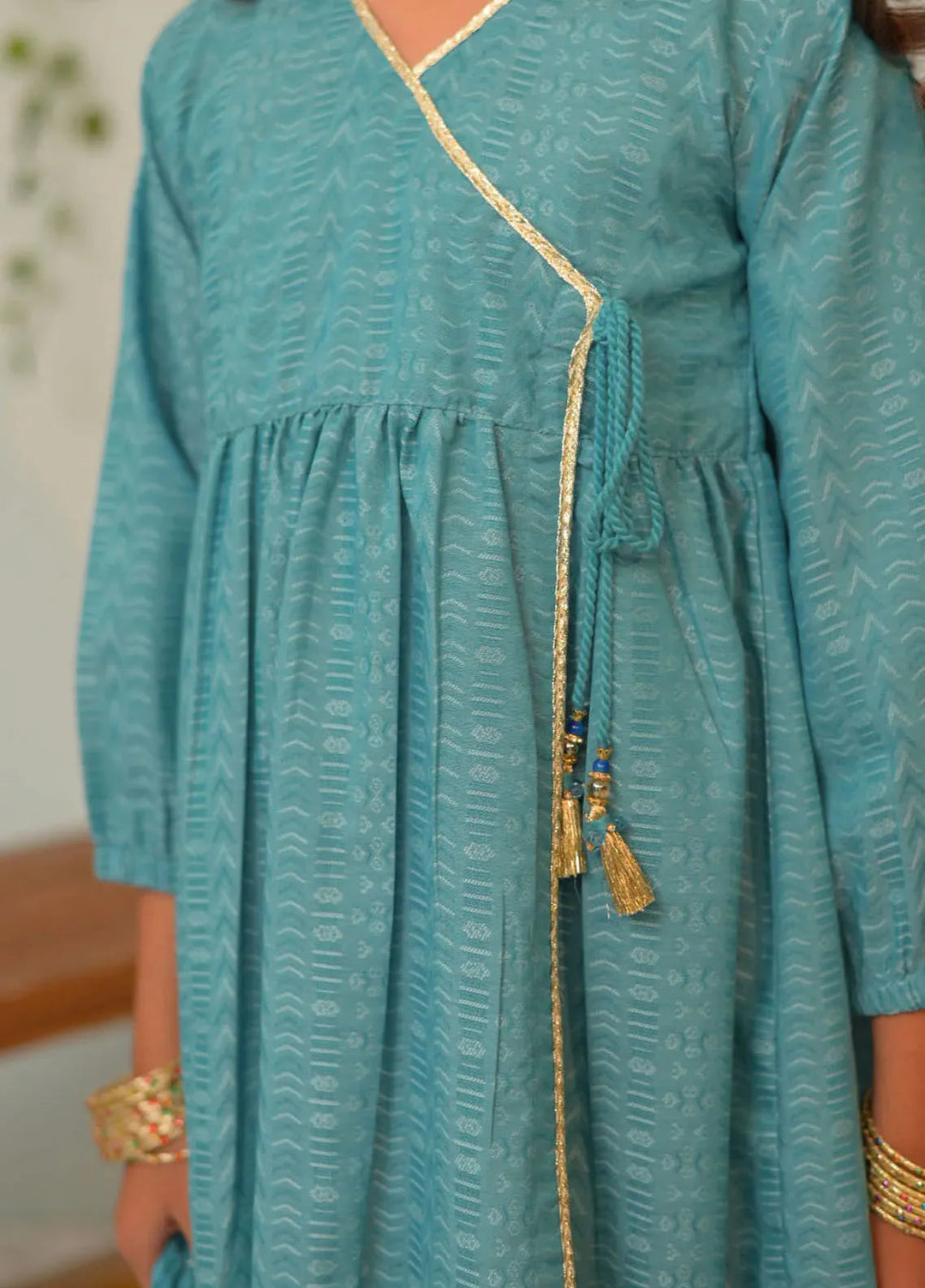 Senorita Pret Casual Cotton Jacquard 3 Piece Suit KBD-02847