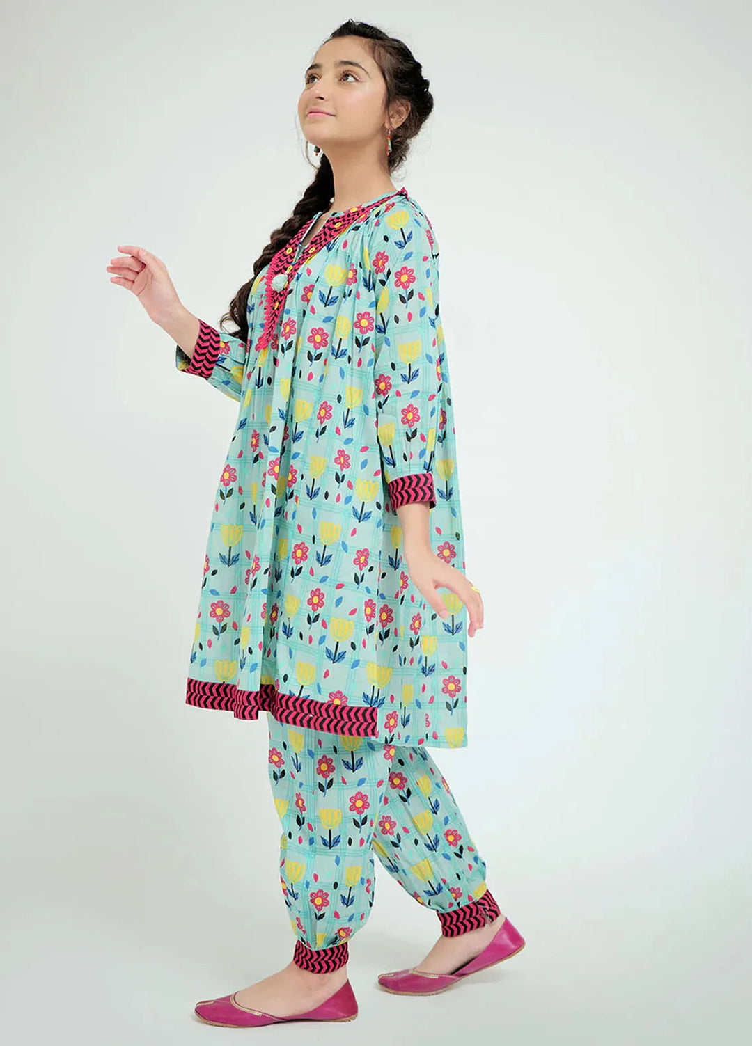 Senorita Pret Casual Cotton Lawn 2 Piece Suit For Girls GAC-02573