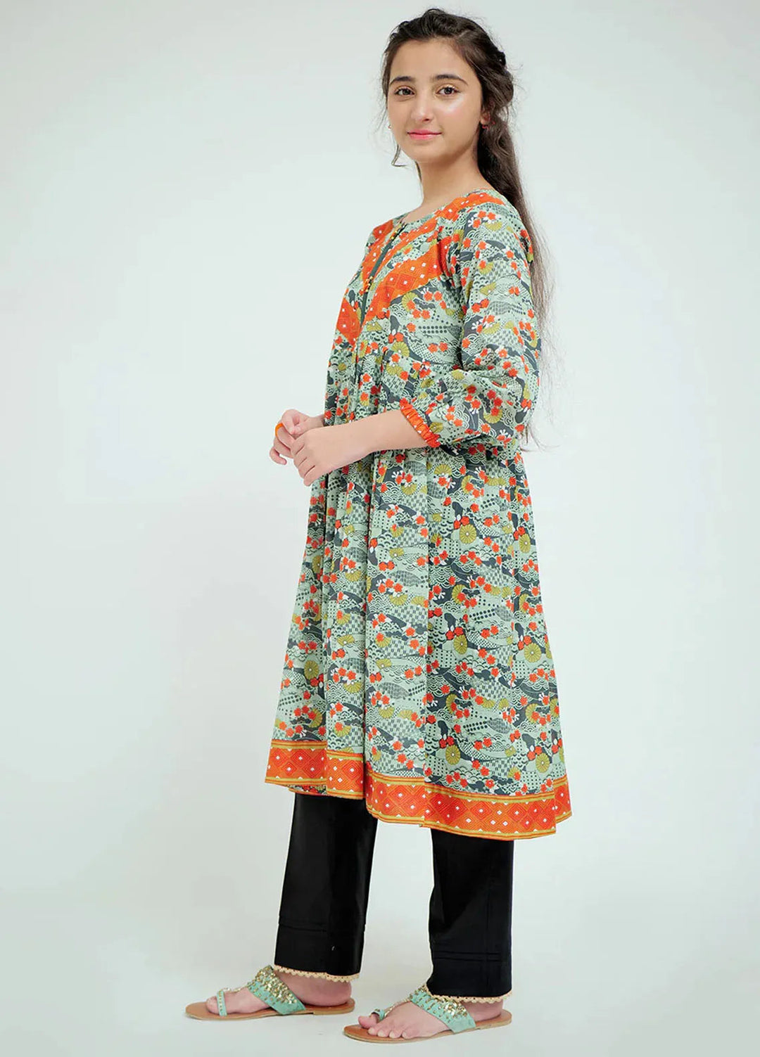 Senorita Pret Casual Cotton Lawn Shirt For Girls GAA-02625