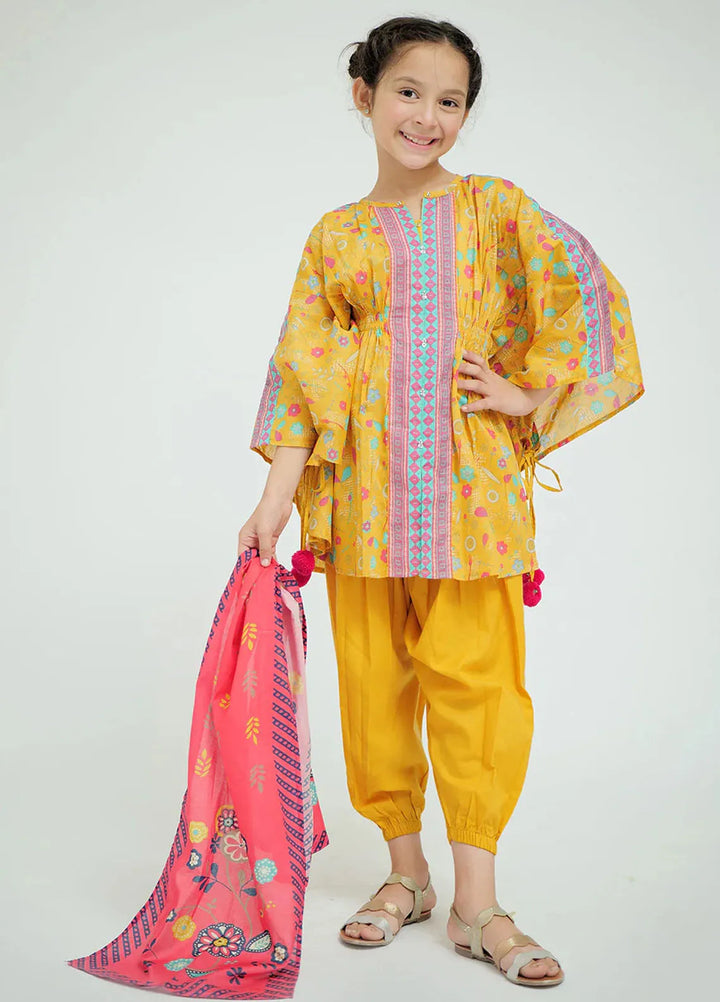 Senorita Pret Casual Cotton Lawn 3 Piece Suit For Kids KAD-02578