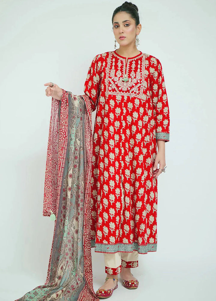 Senorita Pret Casual Cotton Lawn 3 Piece Suit for Ladies LAD-02686