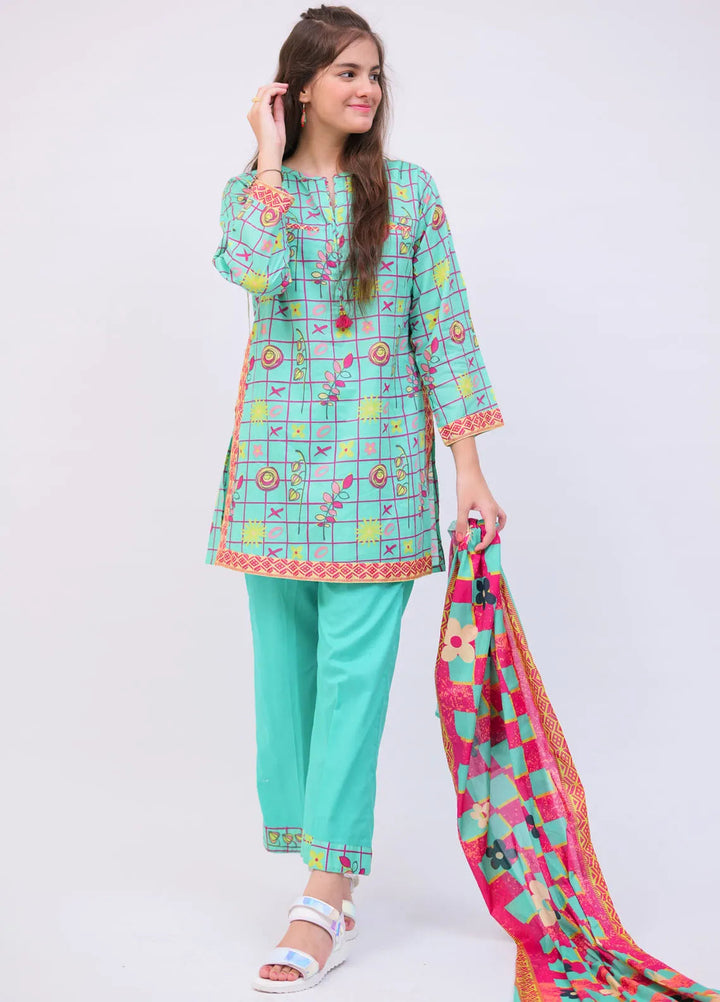 Senorita Pret Casual Cotton Lawn 3 Piece Suit GAD-02749