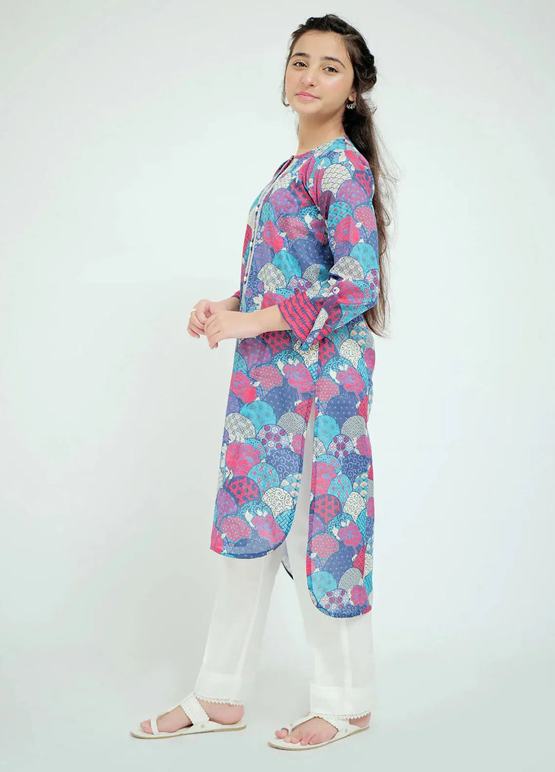 Senorita Pret Casual Cotton Lawn Kurti For Girls GAA-02624