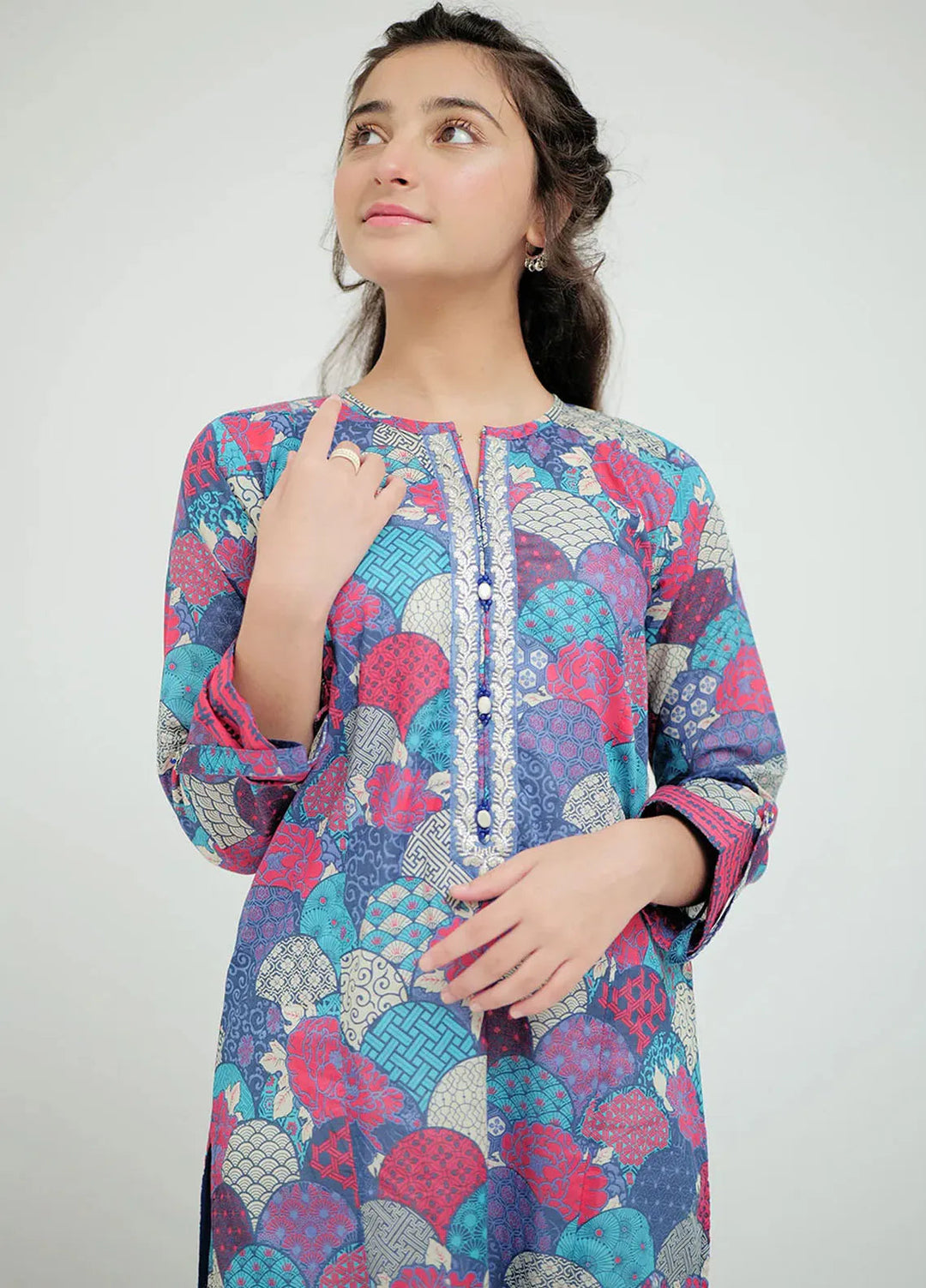 Senorita Pret Casual Cotton Lawn Kurti For Girls GAA-02624