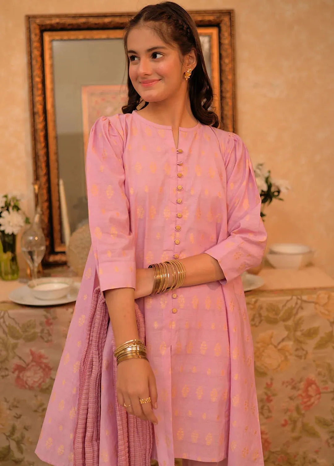 Senorita Pret Casual Viscose Jacquard 3 Piece Suit GBC-02838