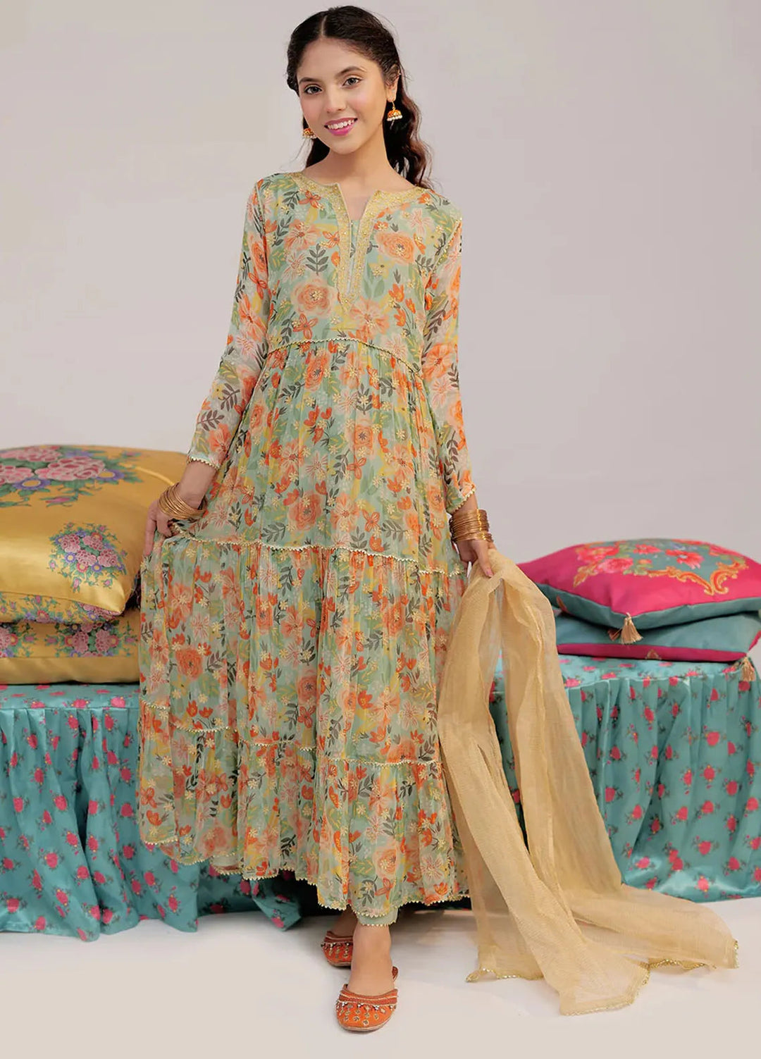 Senorita Pret Formal Chiffon 3 Piece Suit GDD-02377