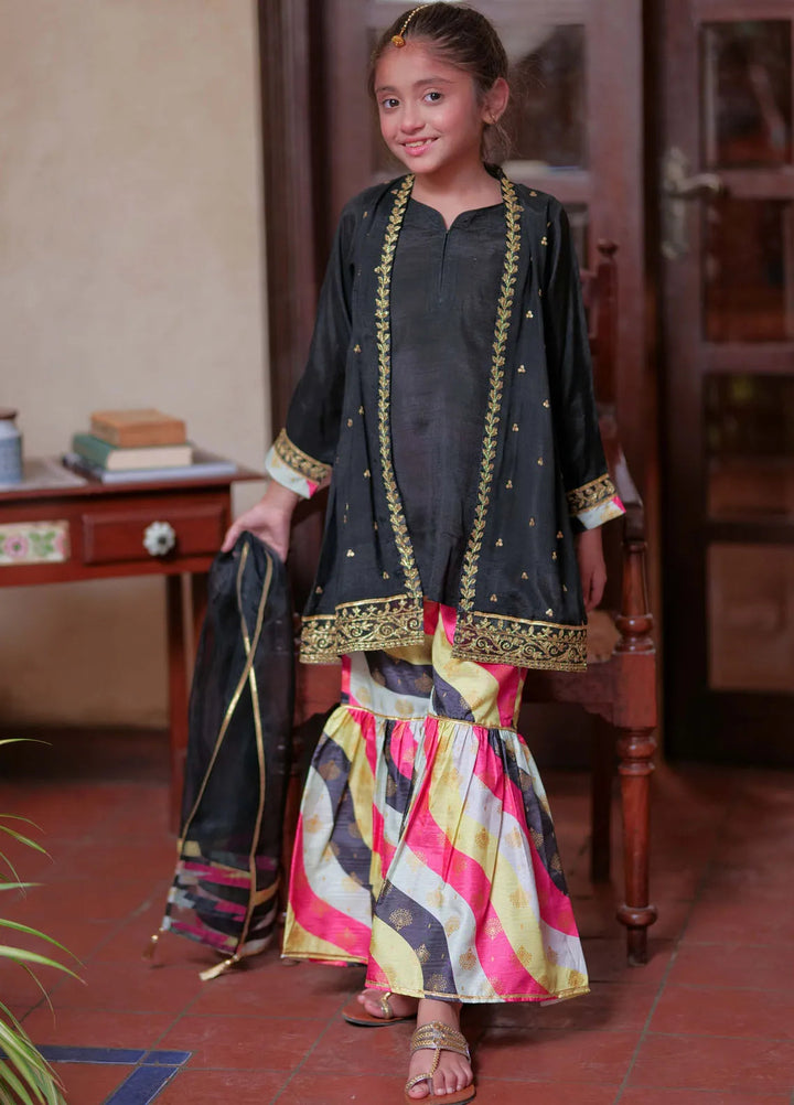 Senorita Pret Formal Raw Silk 3 Piece Suit KDD-02762