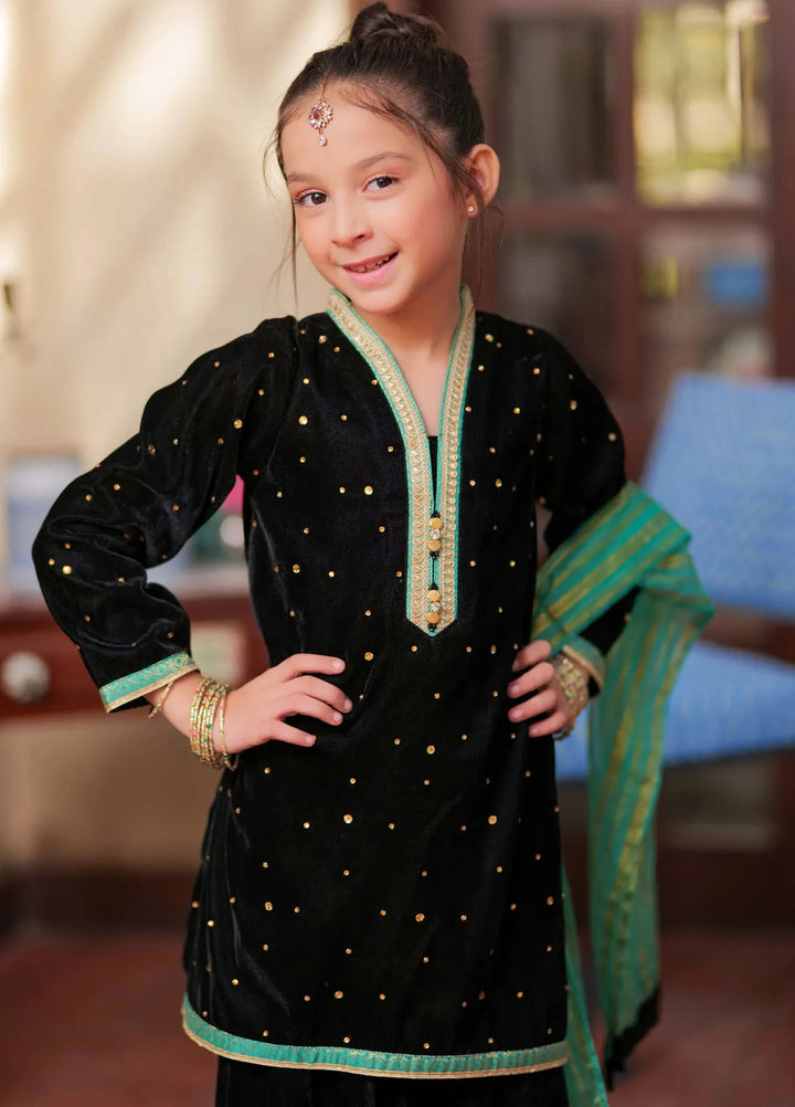 Senorita Pret Formal Velvet 3 Piece Suit KDD-02814