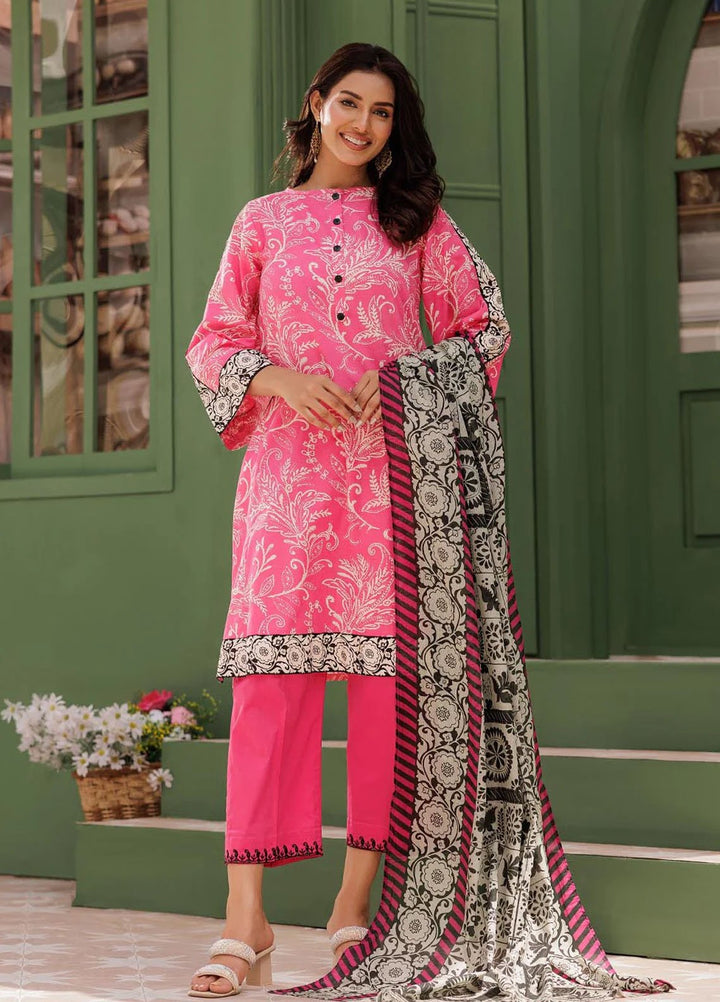 Senorita Pret Printed Cotton Lawn 3 Piace Suit LAD-03015
