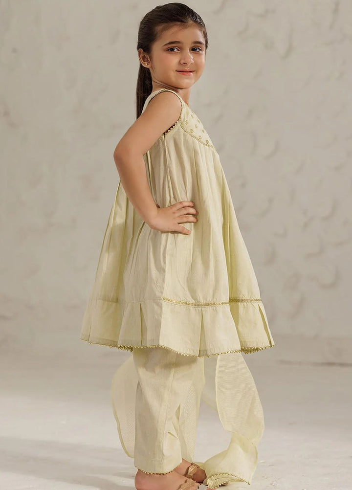 Senorita Pret Printed Cotton Self Jacquard 3 Piece Suit KAD-03027