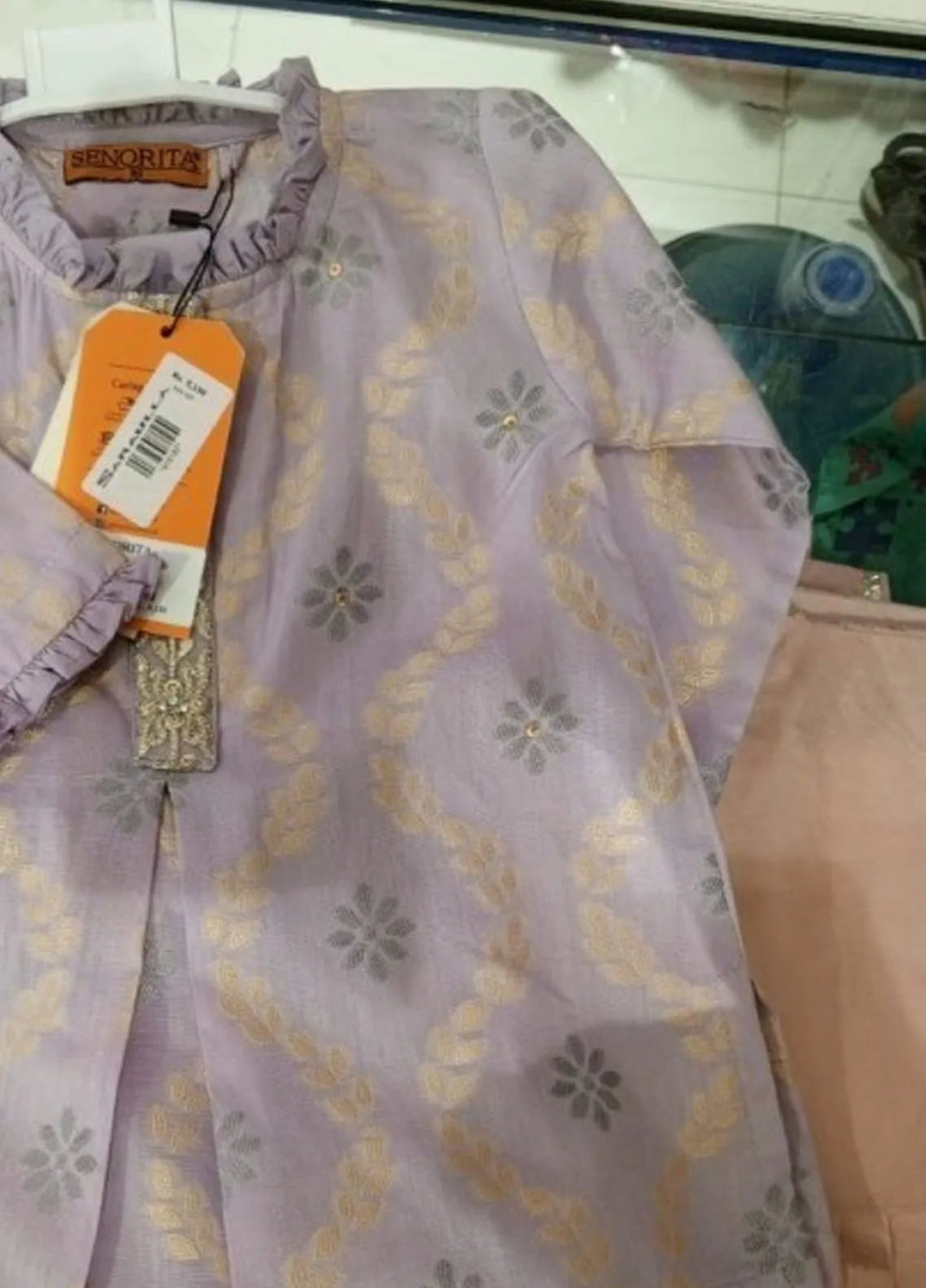 Senorita Purple and Gold Kids Suit