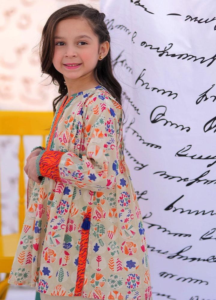 Senorita Cotton Pret 3 Piece Suit for Kids -  KAD-02173-FWN/MCL