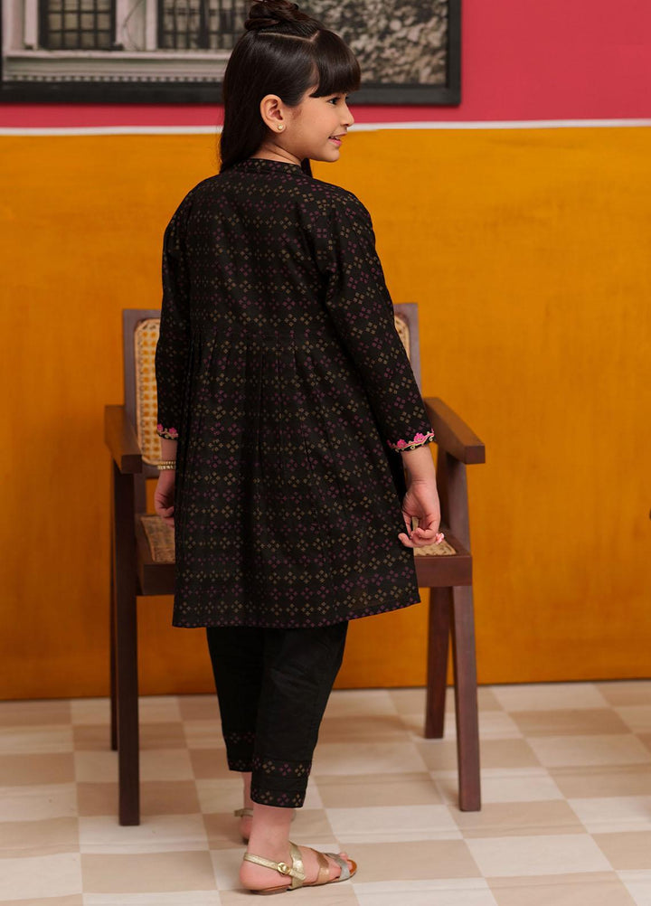 Senorita Cotton Pret 3 Piece Suit for Kids -  KAG-02252-BLK/MCL