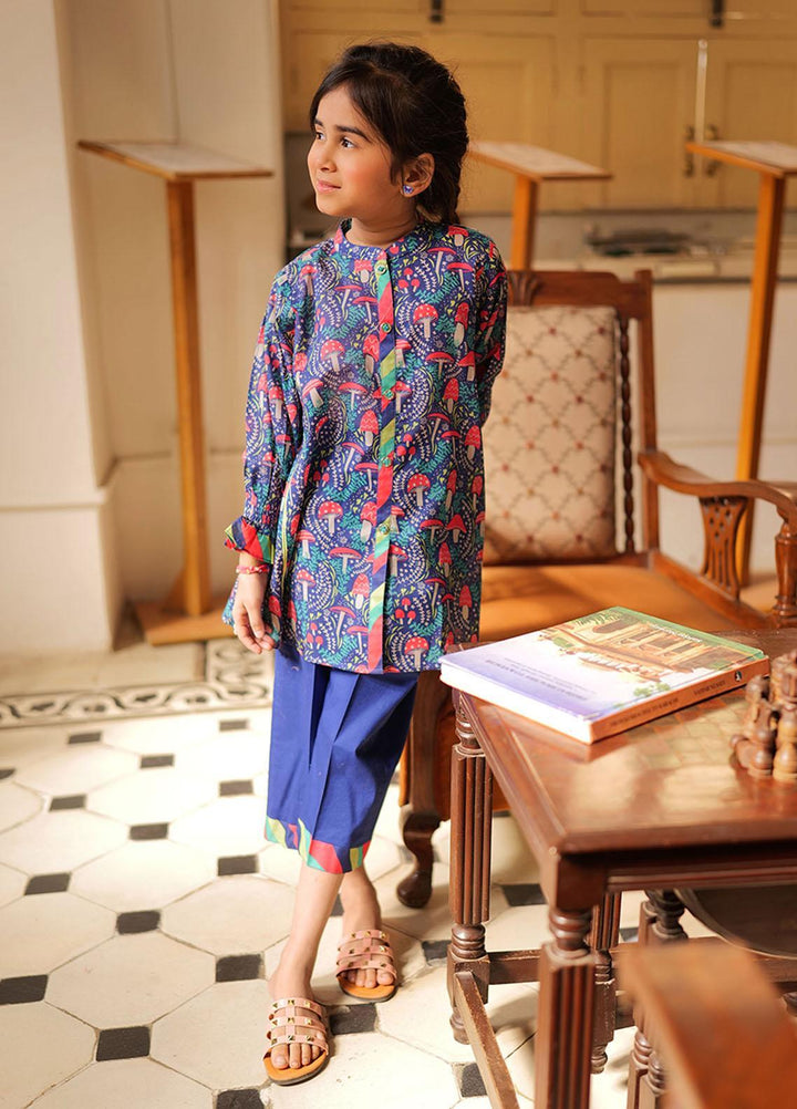 Senorita Lawn Pret 3 Piece Suit for Girls -  KAD-02175-BLU/MCL