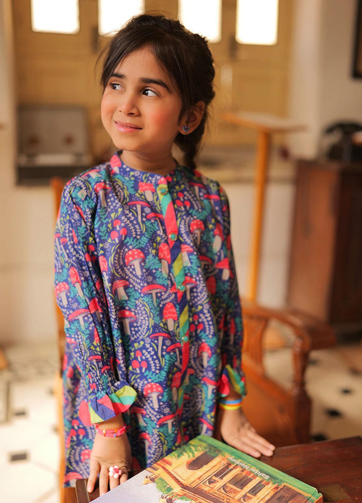Senorita Lawn Pret 3 Piece Suit for Girls -  KAD-02175-BLU/MCL