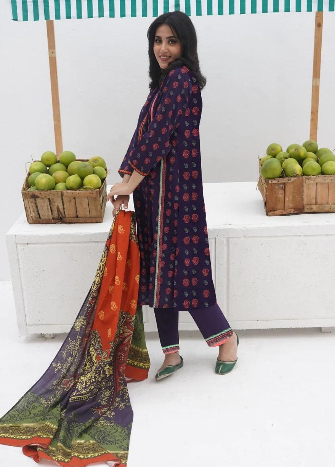 Senorita Cotton Casual 3 Piece Suit for Women -  LAD-02400