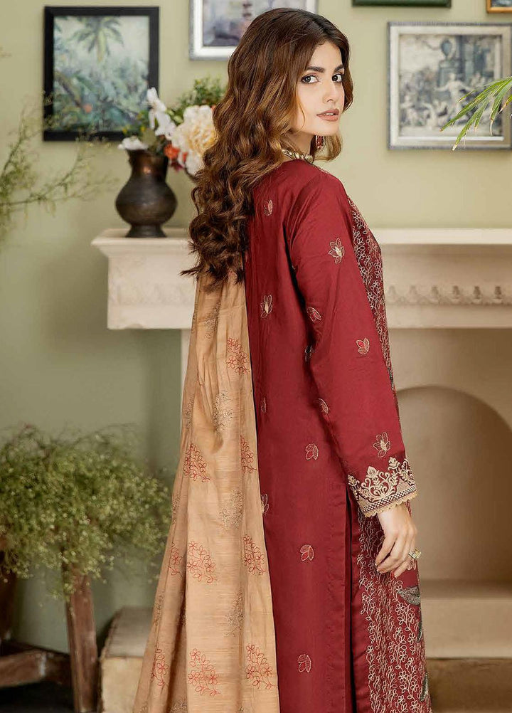 Sensation By Aalaya Embroidered Viscose Suits Unstitched 3 Piece ALY23S D-01 - Winter Collection