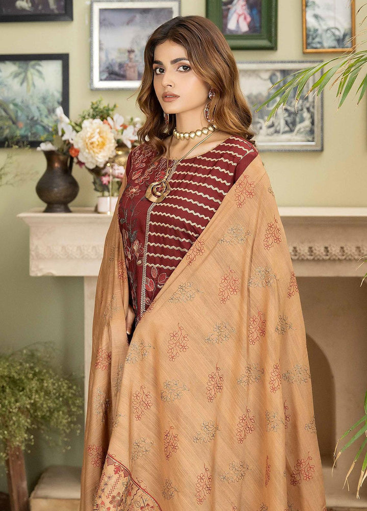 Sensation By Aalaya Embroidered Viscose Suits Unstitched 3 Piece ALY23S D-01 - Winter Collection