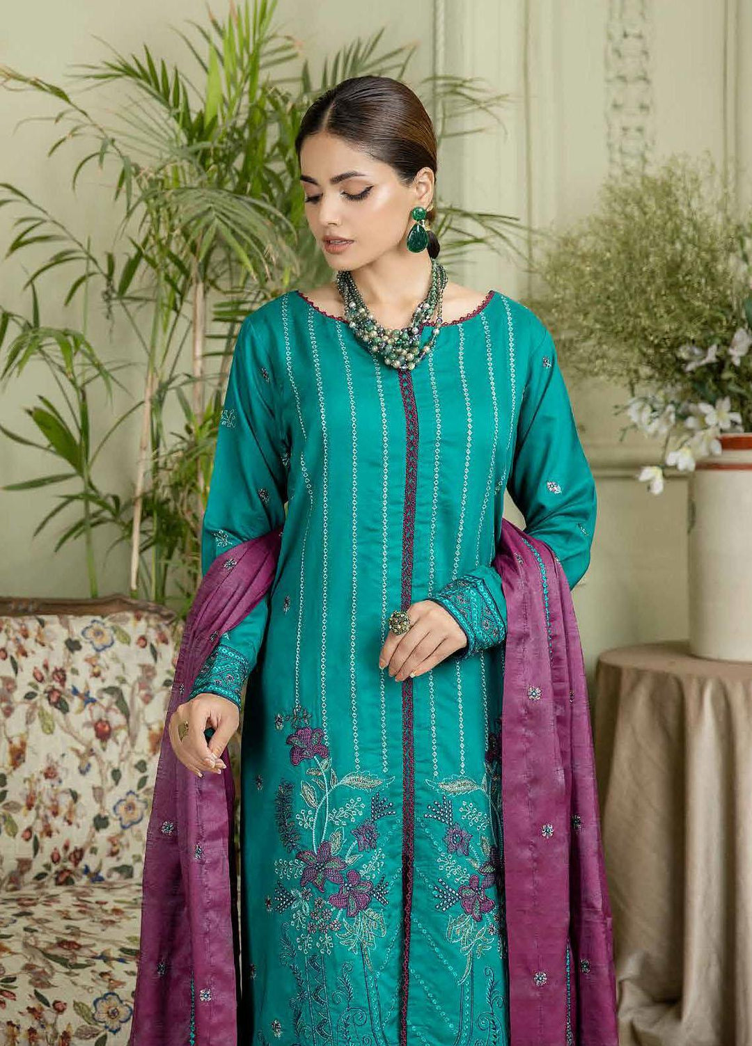 Sensation By Aalaya Embroidered Viscose Suits Unstitched 3 Piece ALY23S D-03 - Winter Collection