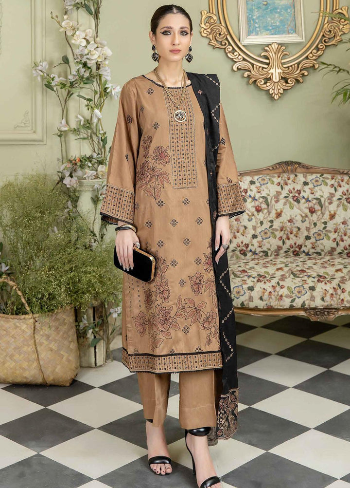 Sensation By Aalaya Embroidered Viscose Suits Unstitched 3 Piece ALY23S D-04 - Winter Collection