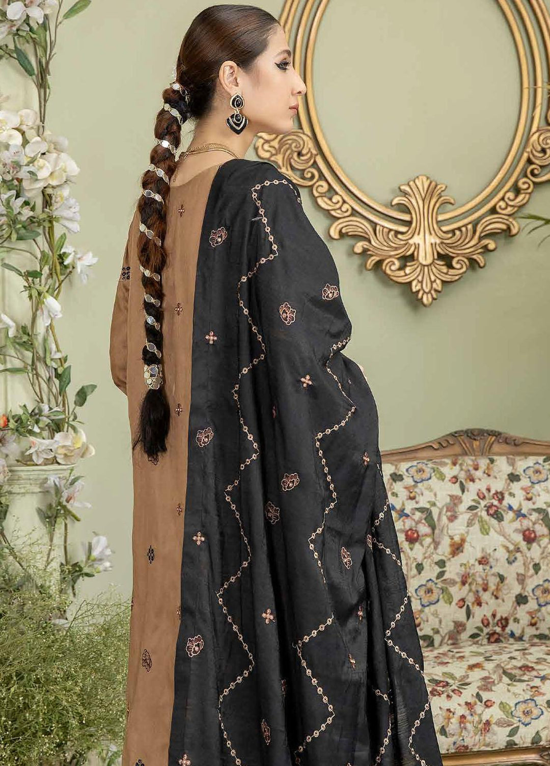 Sensation By Aalaya Embroidered Viscose Suits Unstitched 3 Piece ALY23S D-04 - Winter Collection